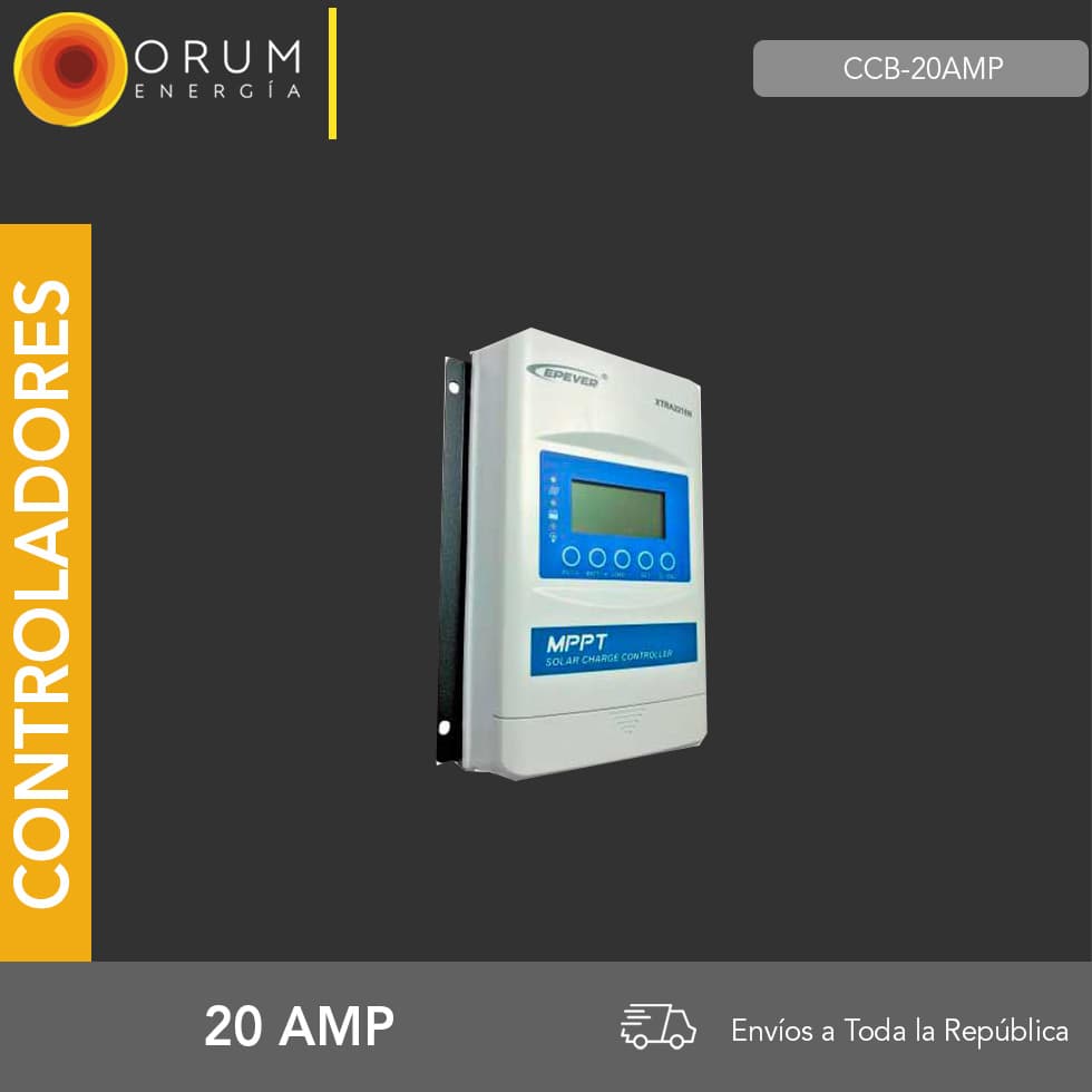 CONTROLADOR DE CARGA EPEVER 20 AMP 12/24V